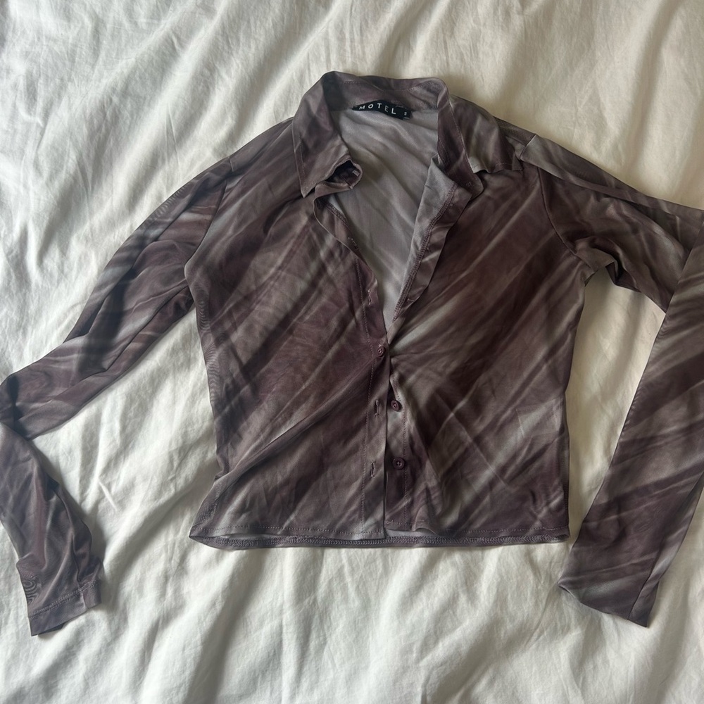 Motel mesh shirt